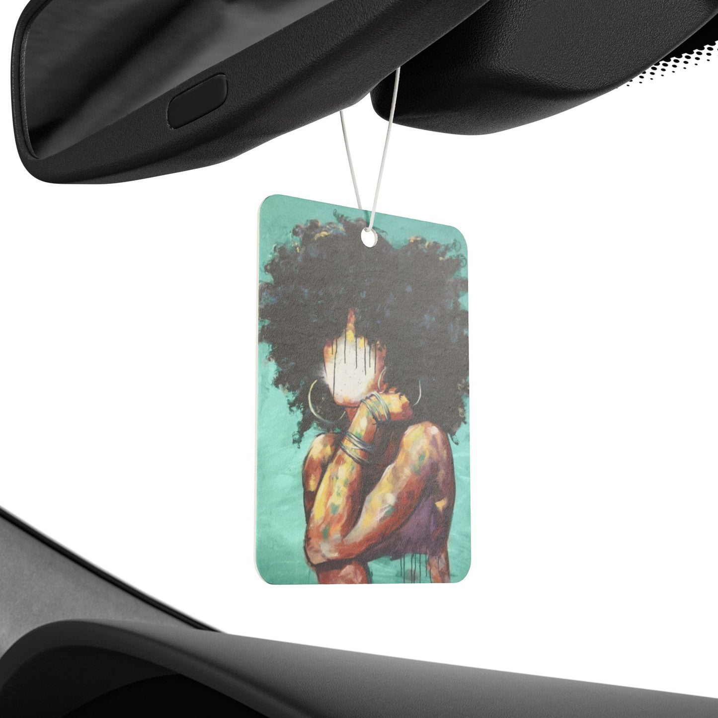 Naturally II TEAL Car Air Freshener