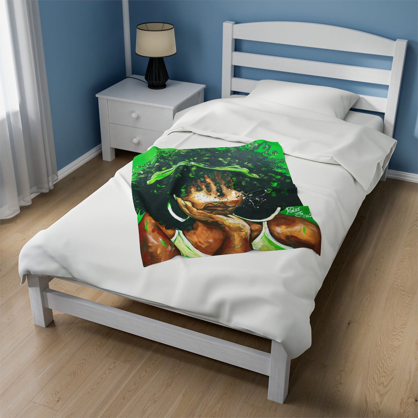 Naturally Andreza Velveteen Plush Blanket