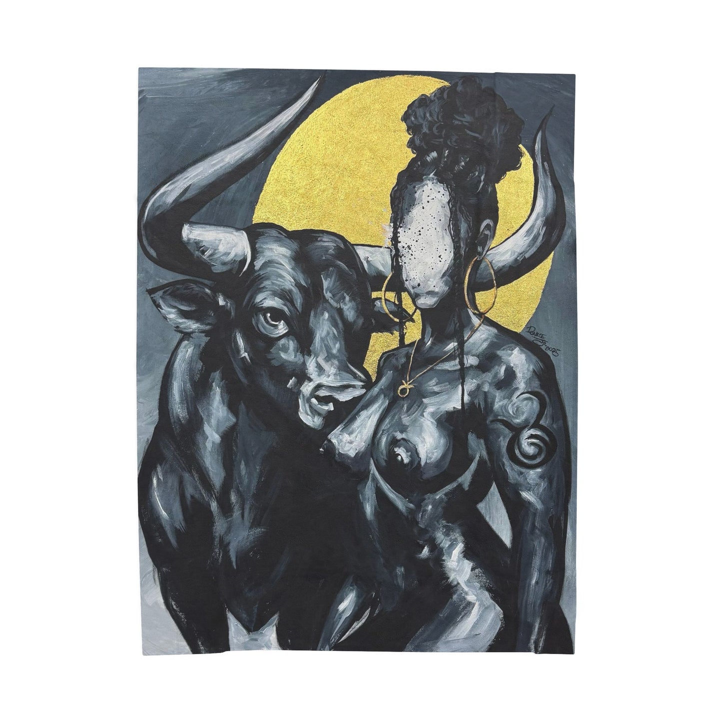 Naturally Taurus Velveteen Plush Blanket