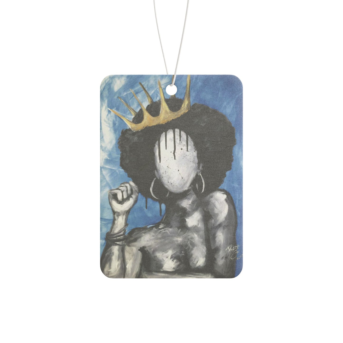 Naturally Queen BLUE Car Air Freshener