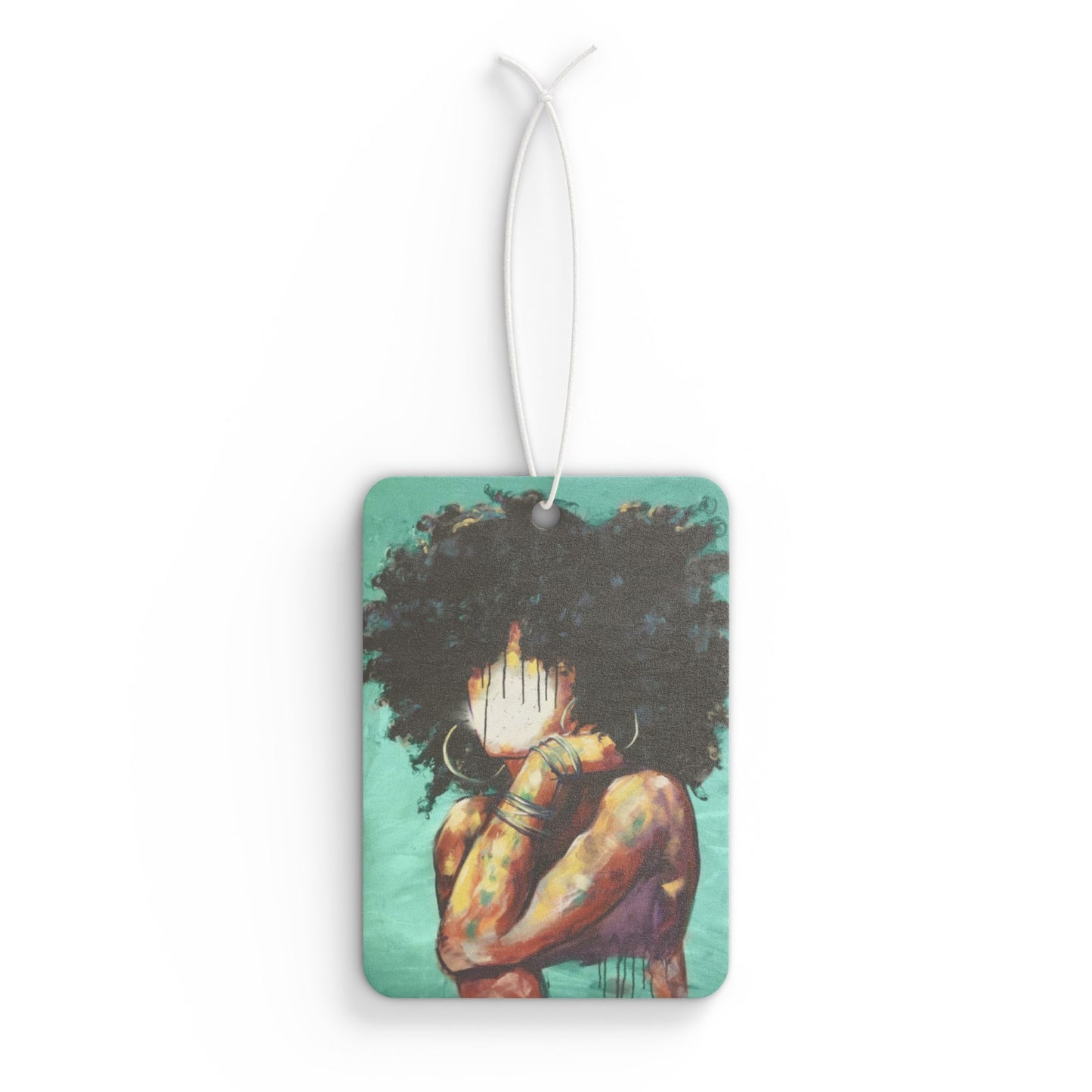 Naturally II TEAL Car Air Freshener