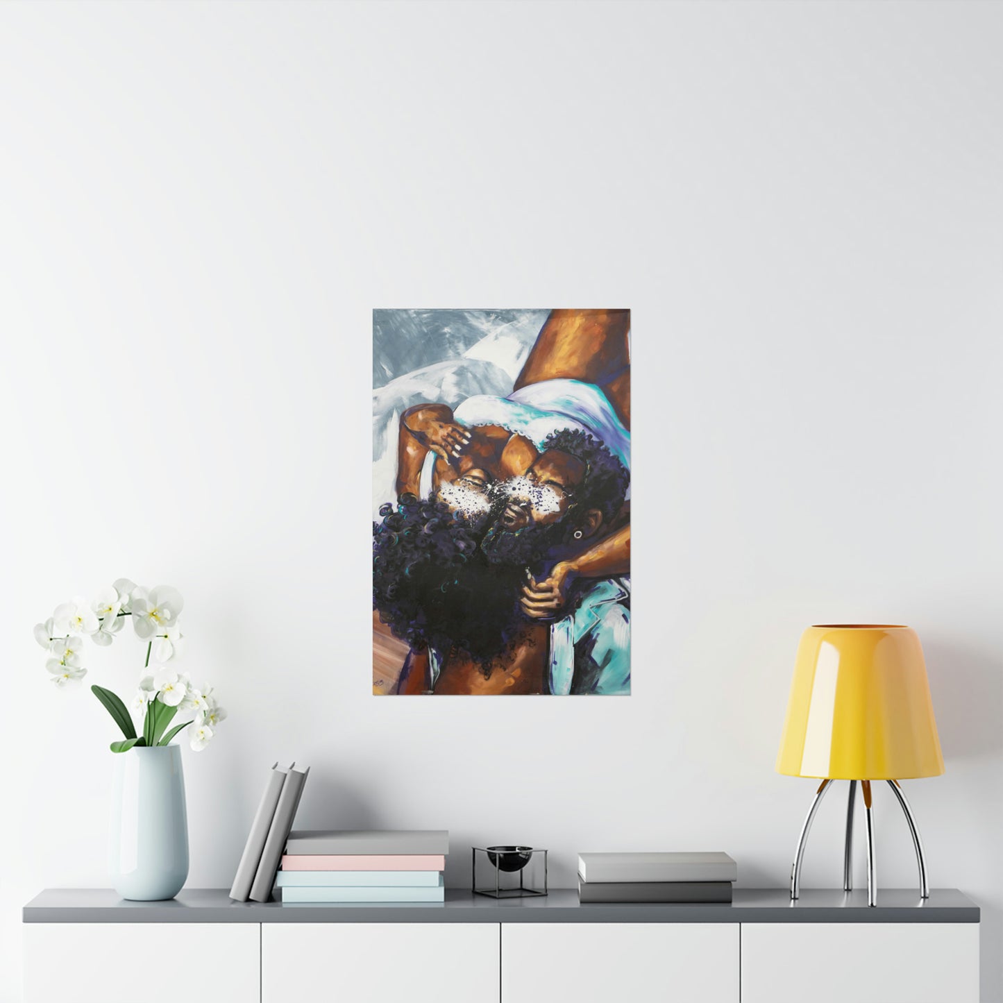 Naturally Black Love XII Matte Vertical Posters