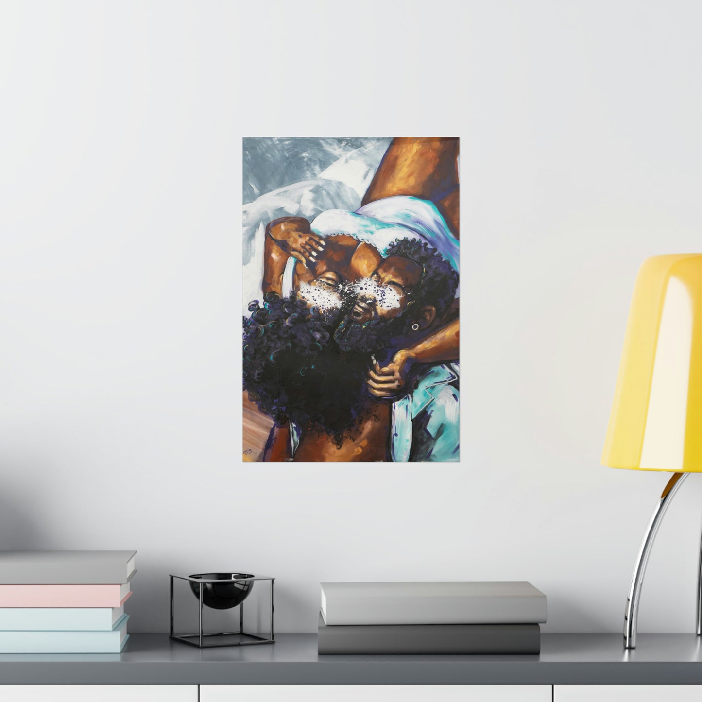 Naturally Black Love XII Matte Vertical Posters