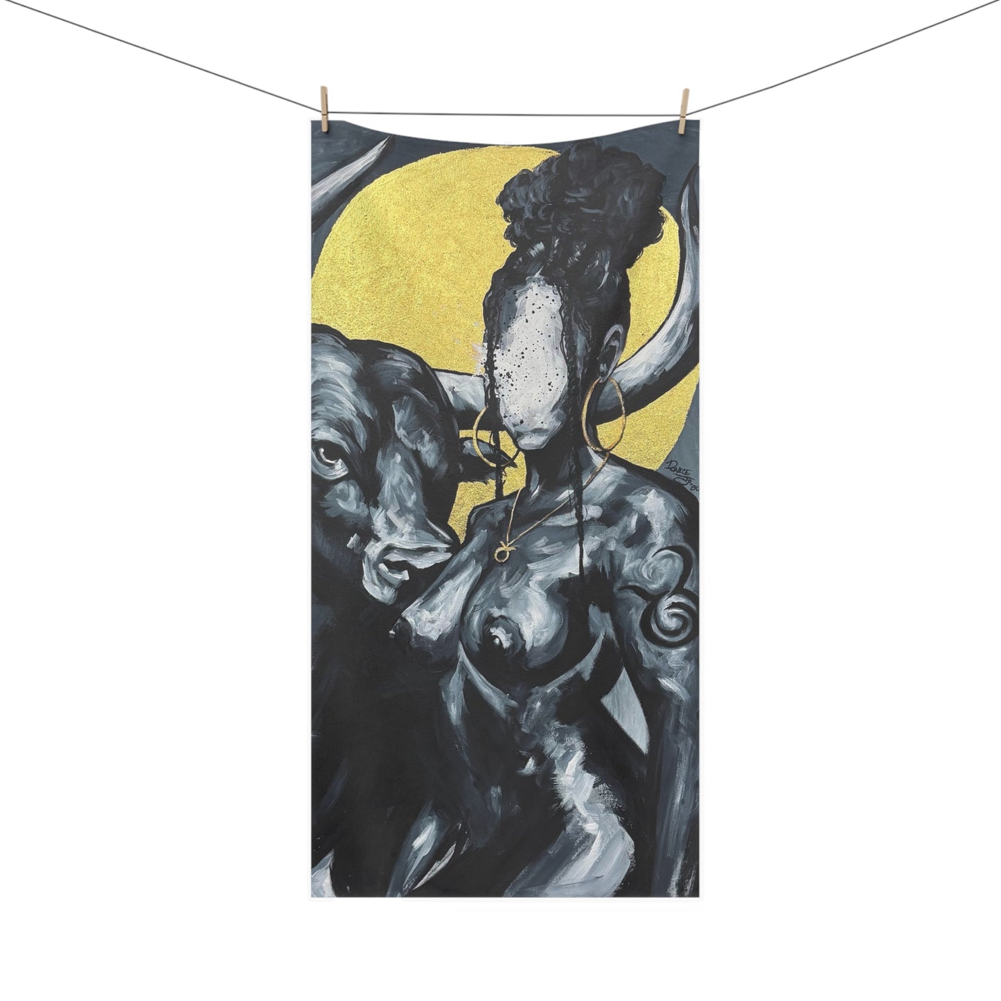 Naturally Taurus Mink-Cotton Towel