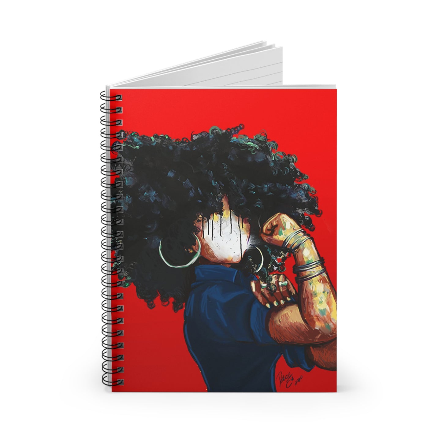 Naturally the Riveter RED Spiral Notebook - Ruled Line
