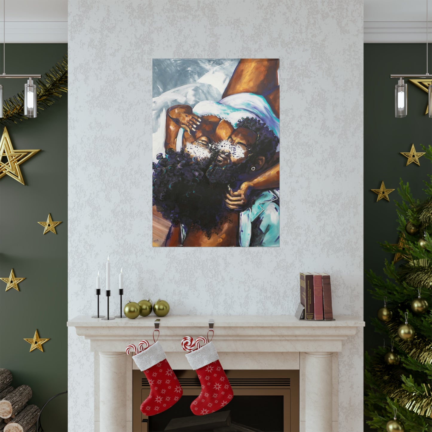Naturally Black Love XII Matte Vertical Posters