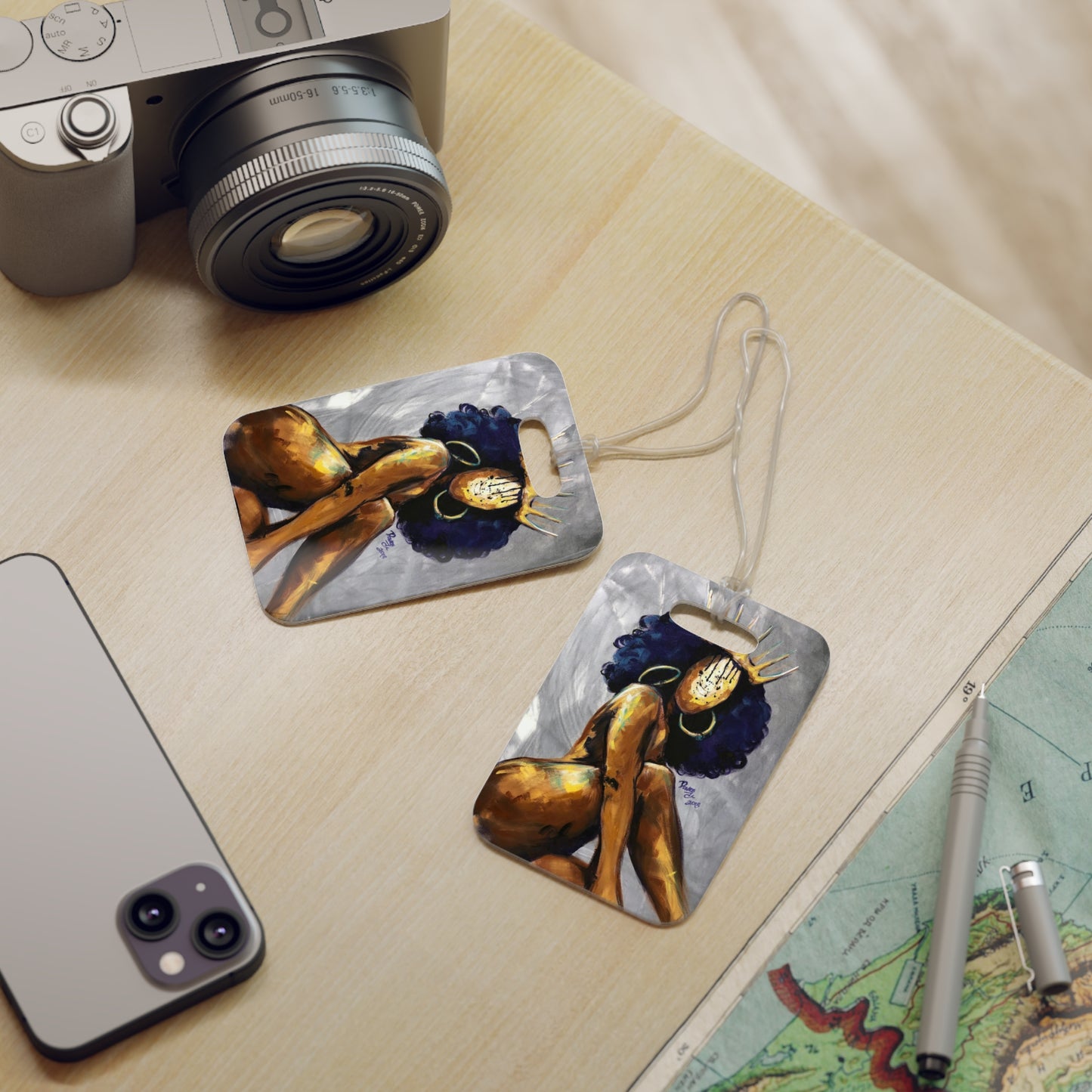 Naturally Queen Nessa Luggage Tags
