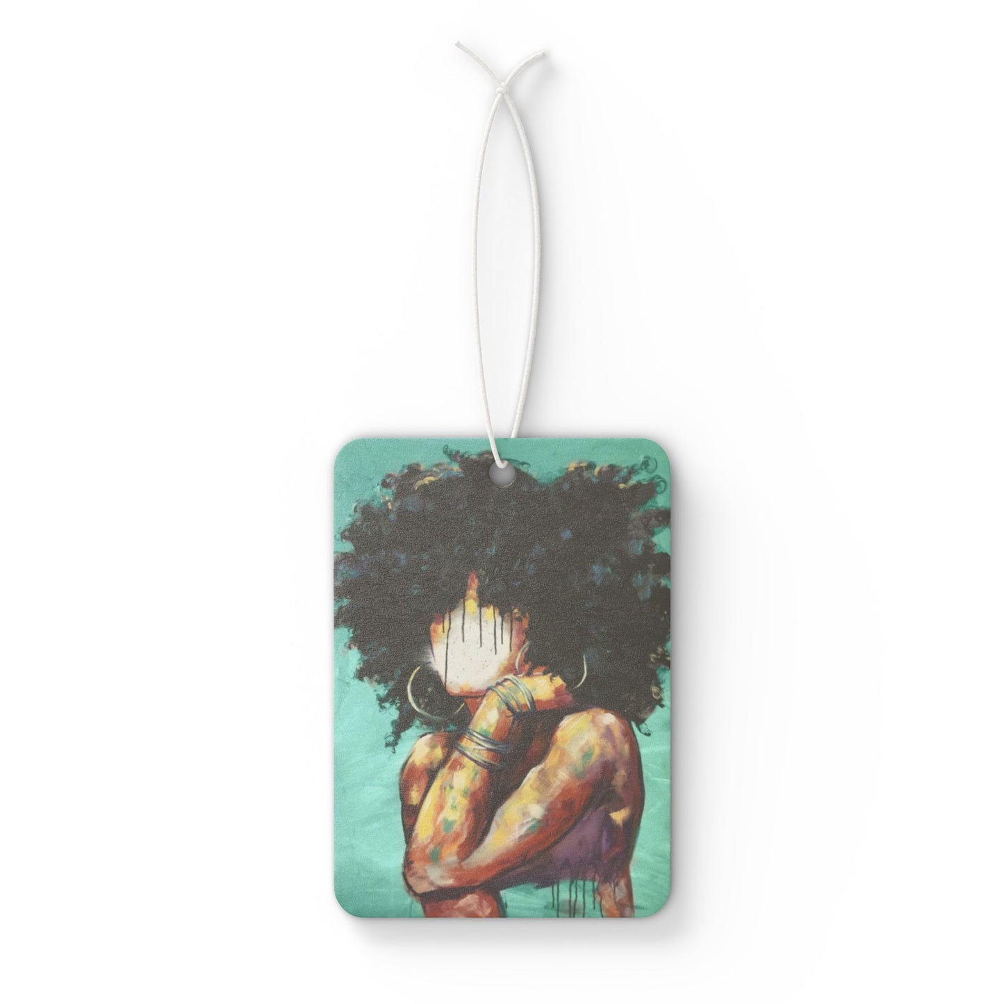 Naturally II TEAL Car Air Freshener