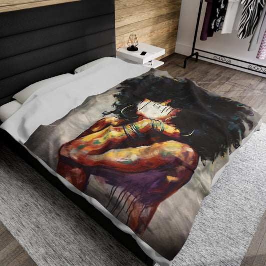 Naturally II Velveteen Plush Blanket