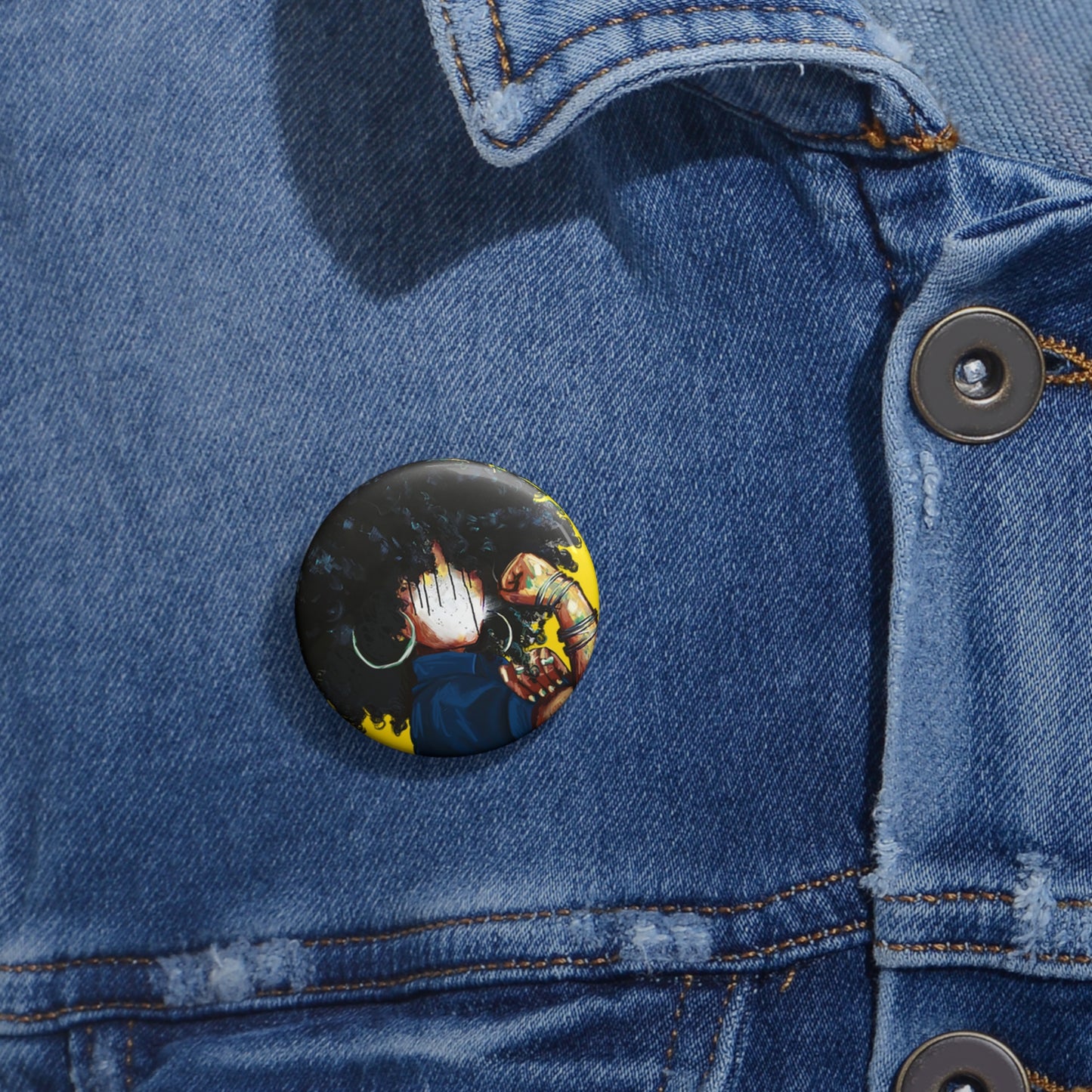 Naturally the Riveter Custom Pin Buttons