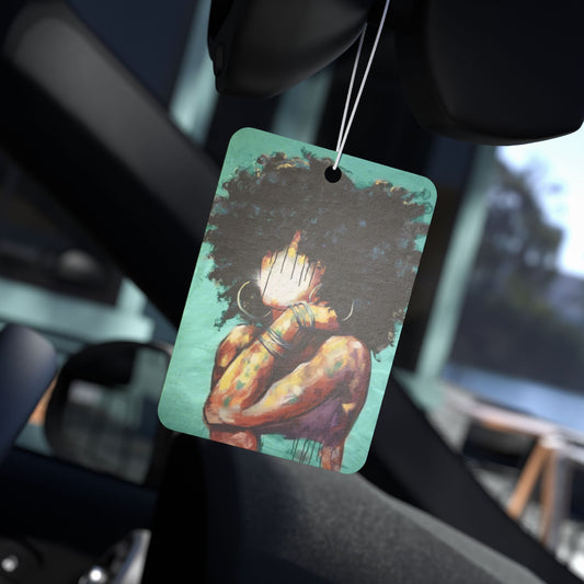 Naturally II TEAL Car Air Freshener