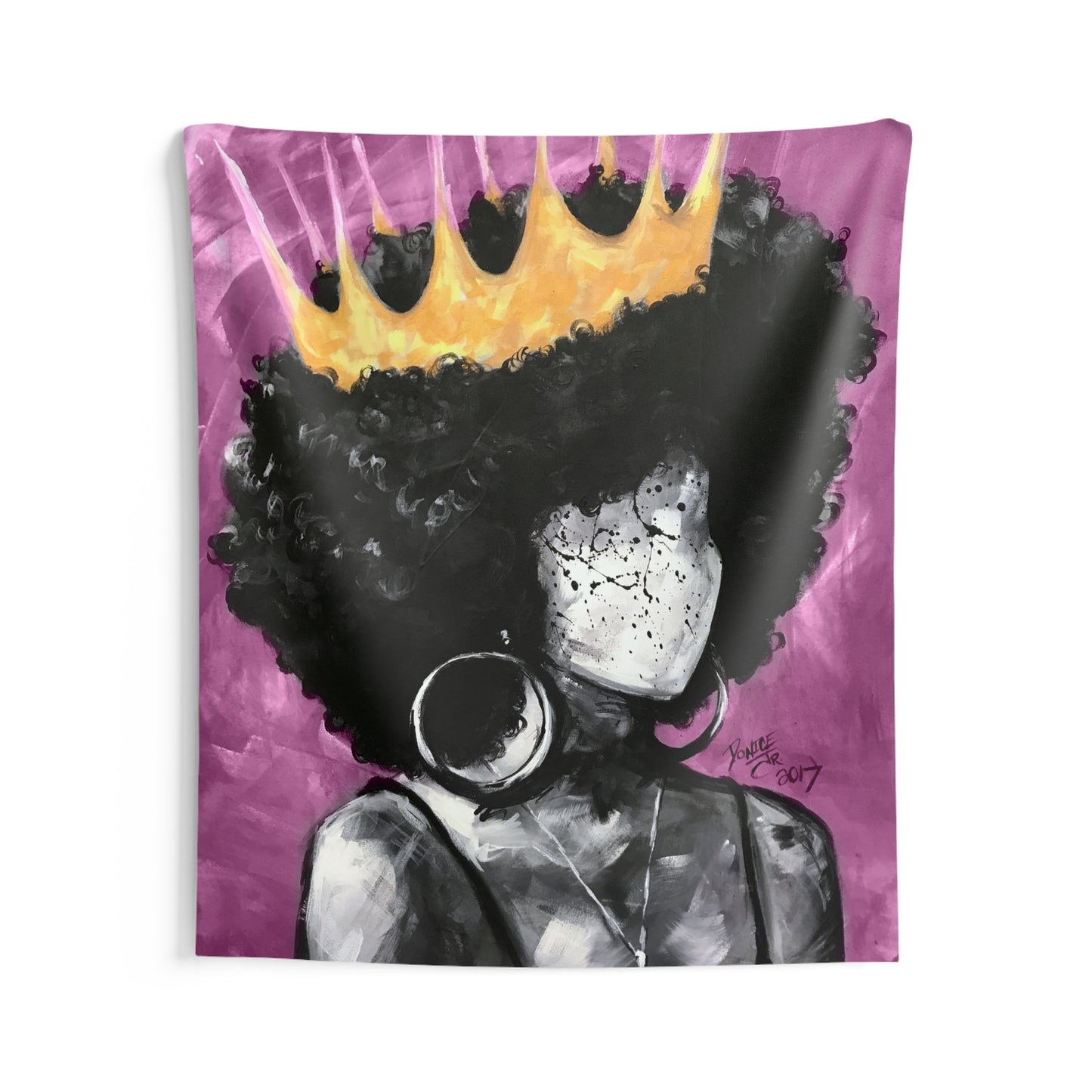 Naturally II Queen PINK Indoor Wall Tapestries