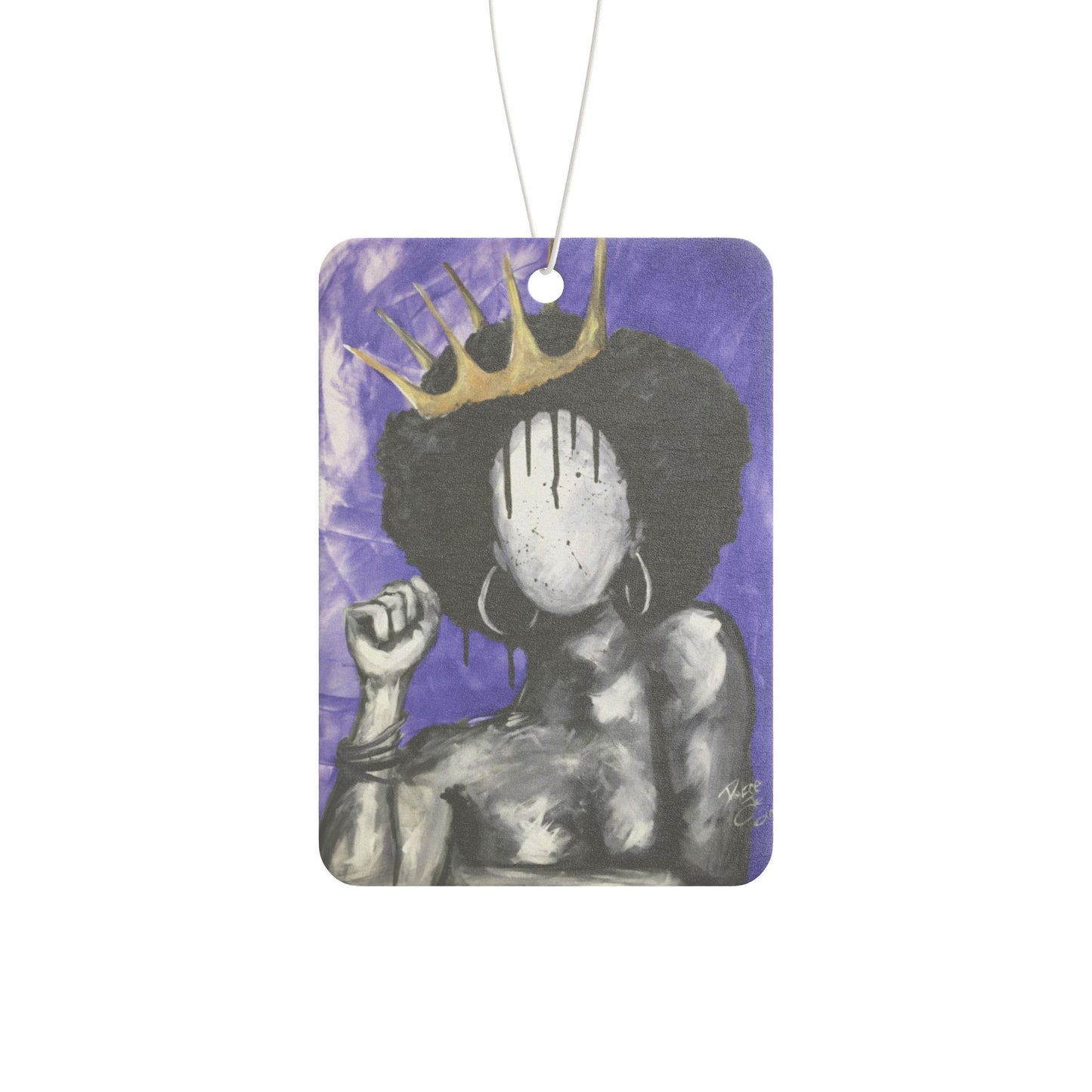 Naturally Queen PURPLE Car Air Freshener