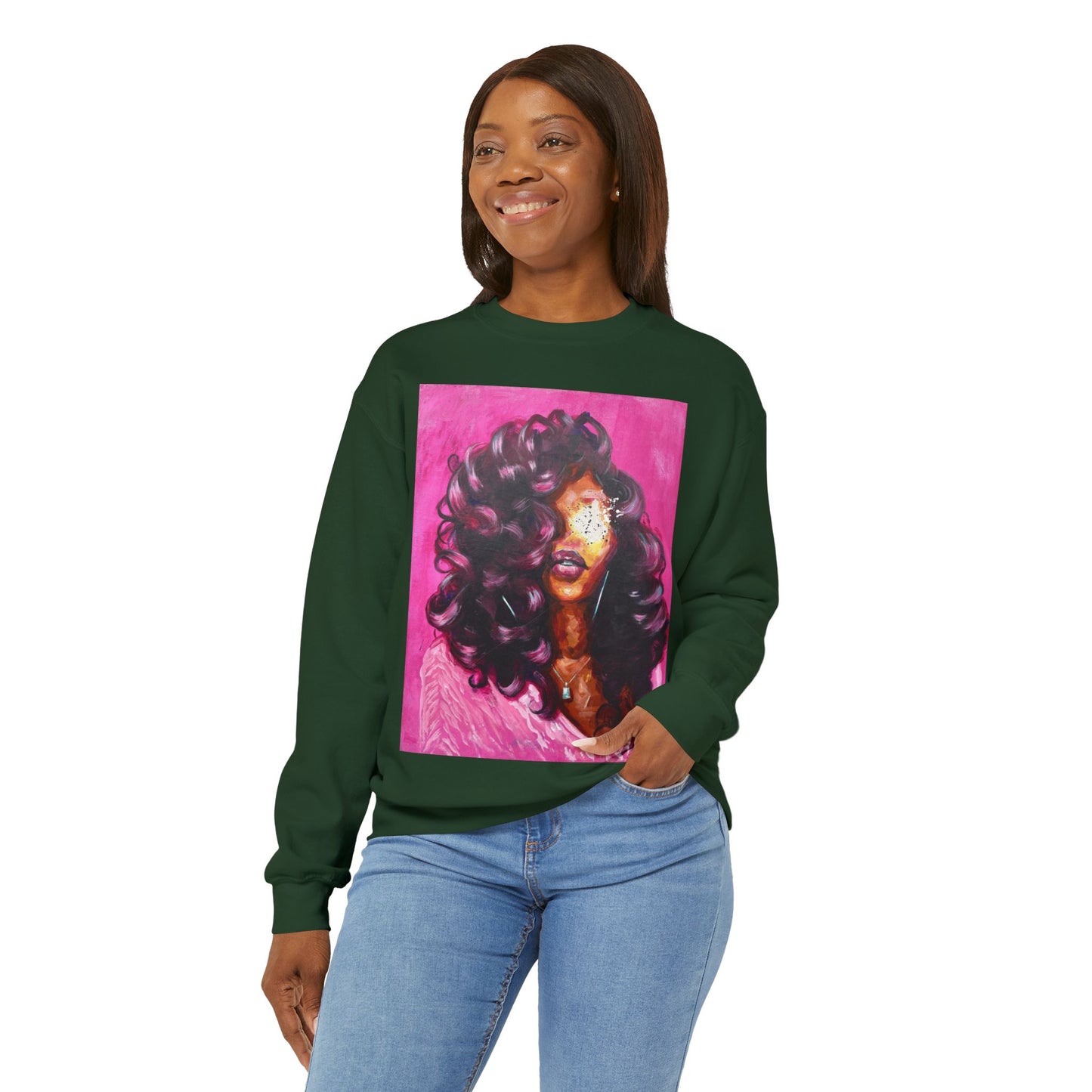 Naturally Lashontae Sweatshirt Unisex, Heavy blend