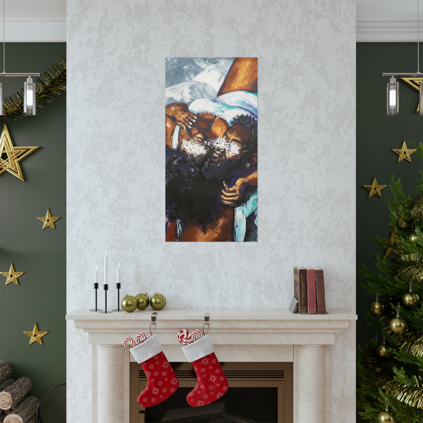 Naturally Black Love XII Matte Vertical Posters