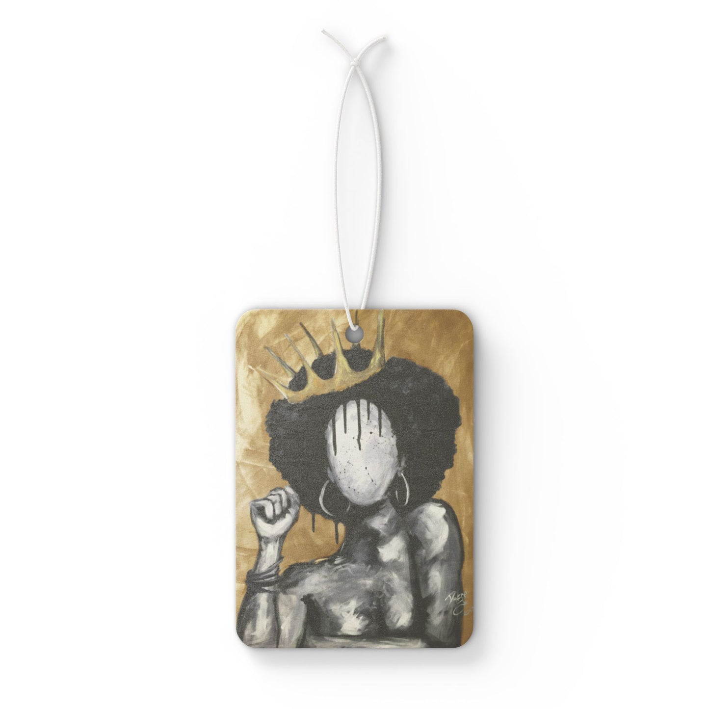 Naturally Queen GOLD Car Air Freshener