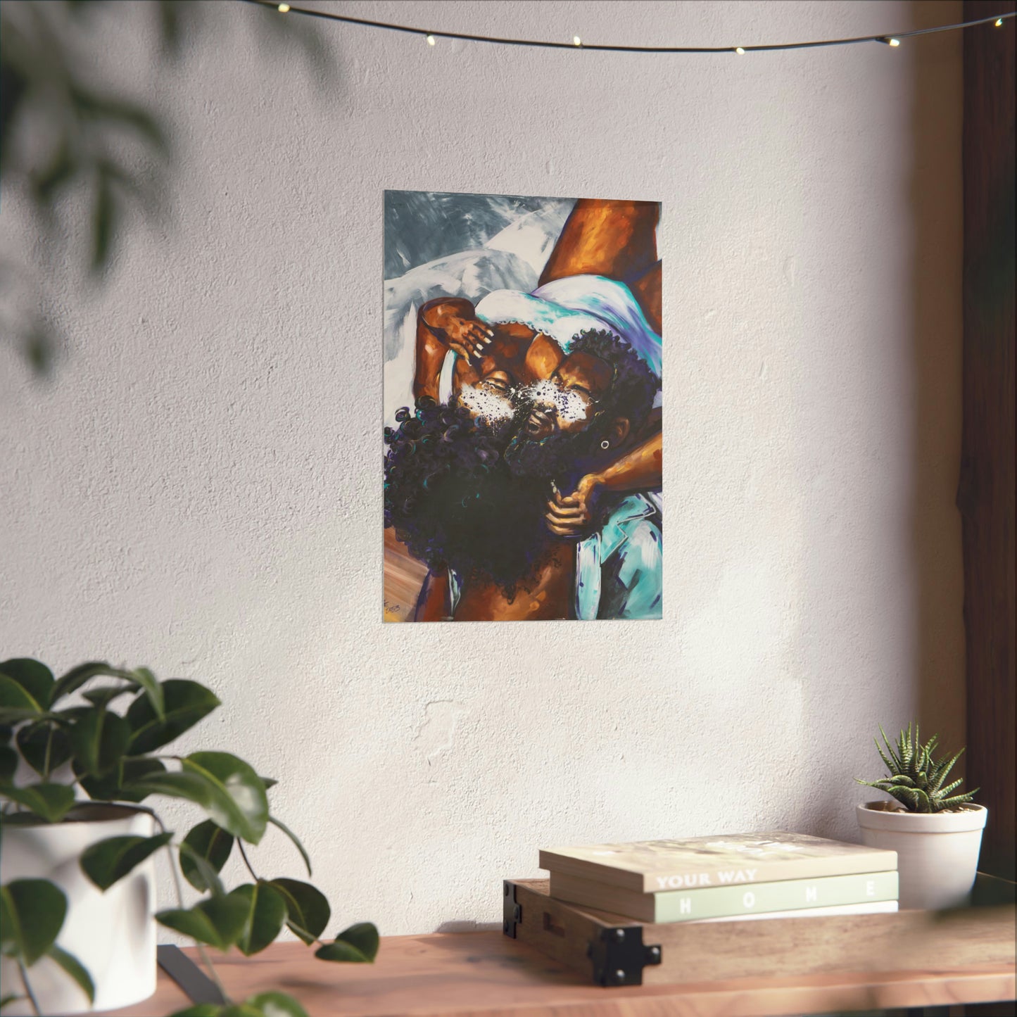 Naturally Black Love XII Matte Vertical Posters