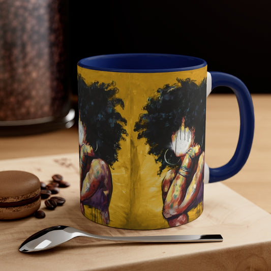 Naturally II GOLD Accent Coffee Mug, 11oz
