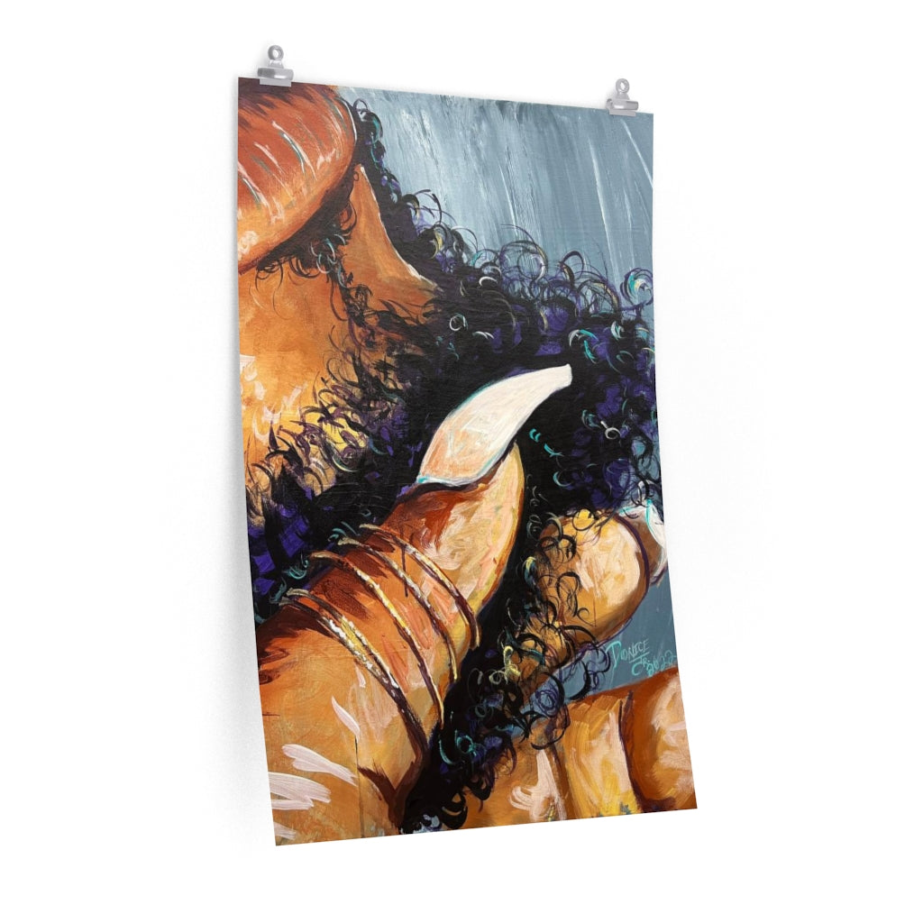 Naturally Black Love X Premium Matte vertical posters