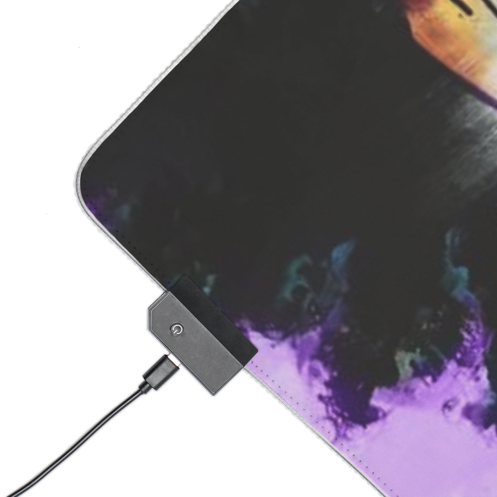 Naturally II PUEPLE LED Gaming Mouse Pad