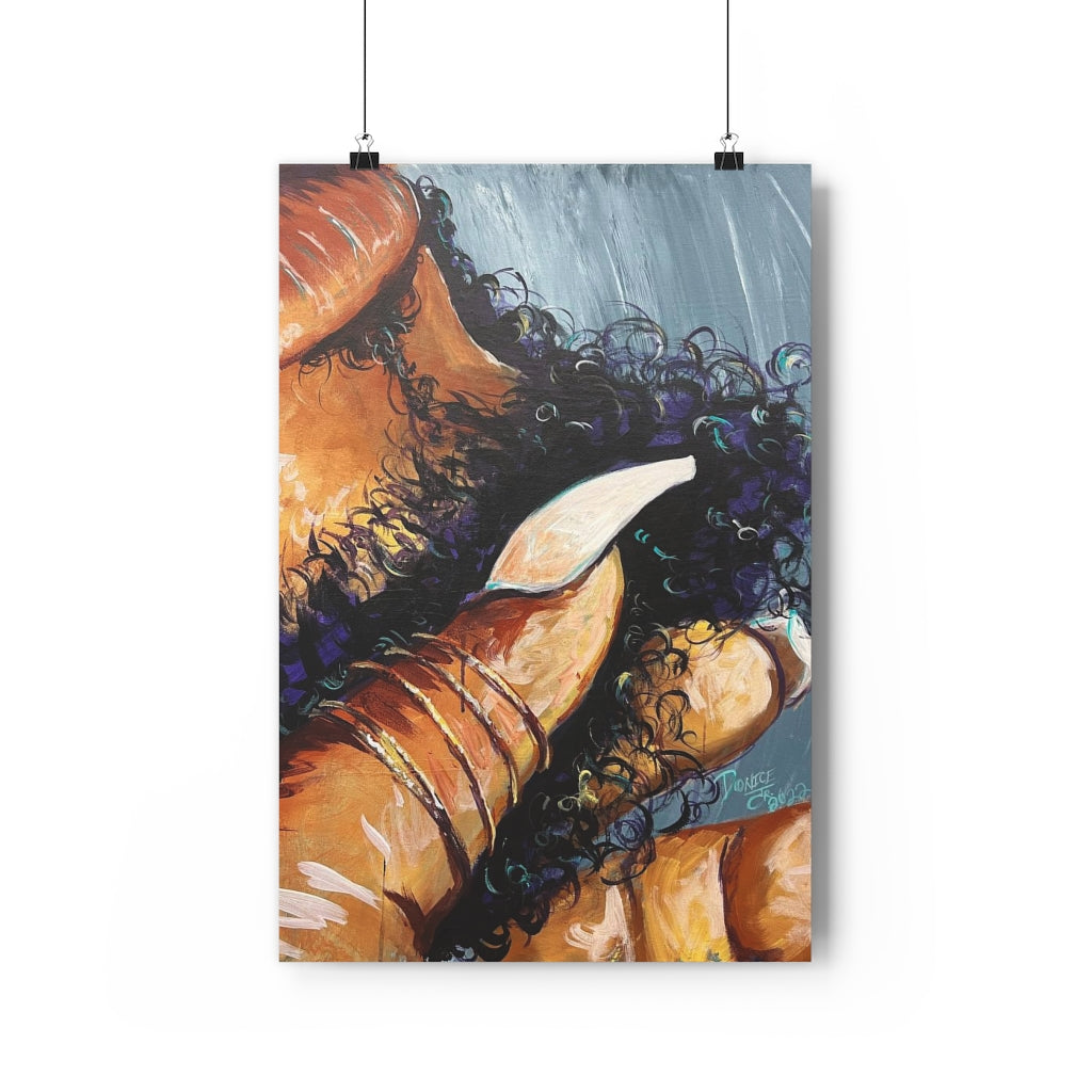 Naturally Black Love X Giclée Art Print