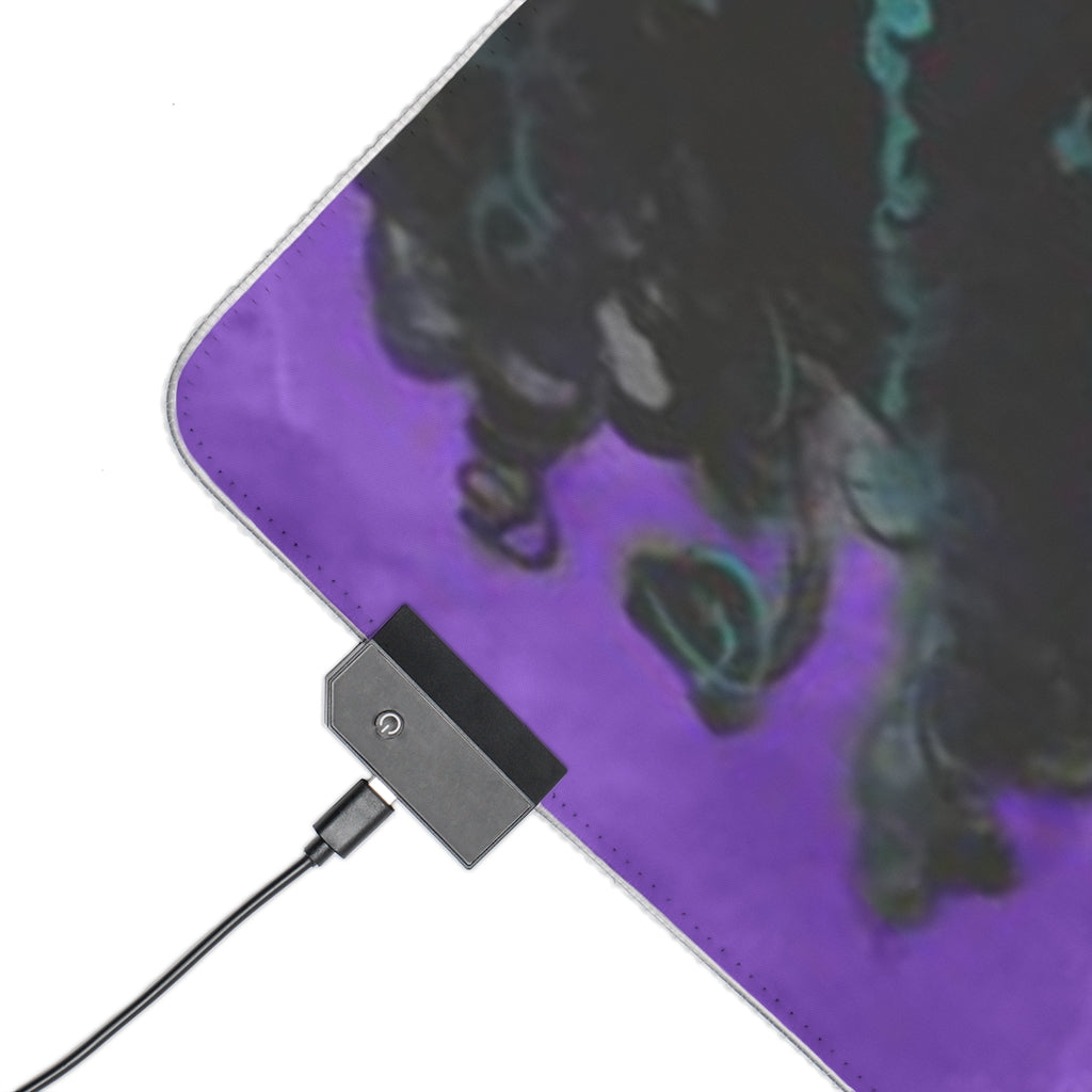 Naturally I PURPLE LED Gaming Mouse Pad