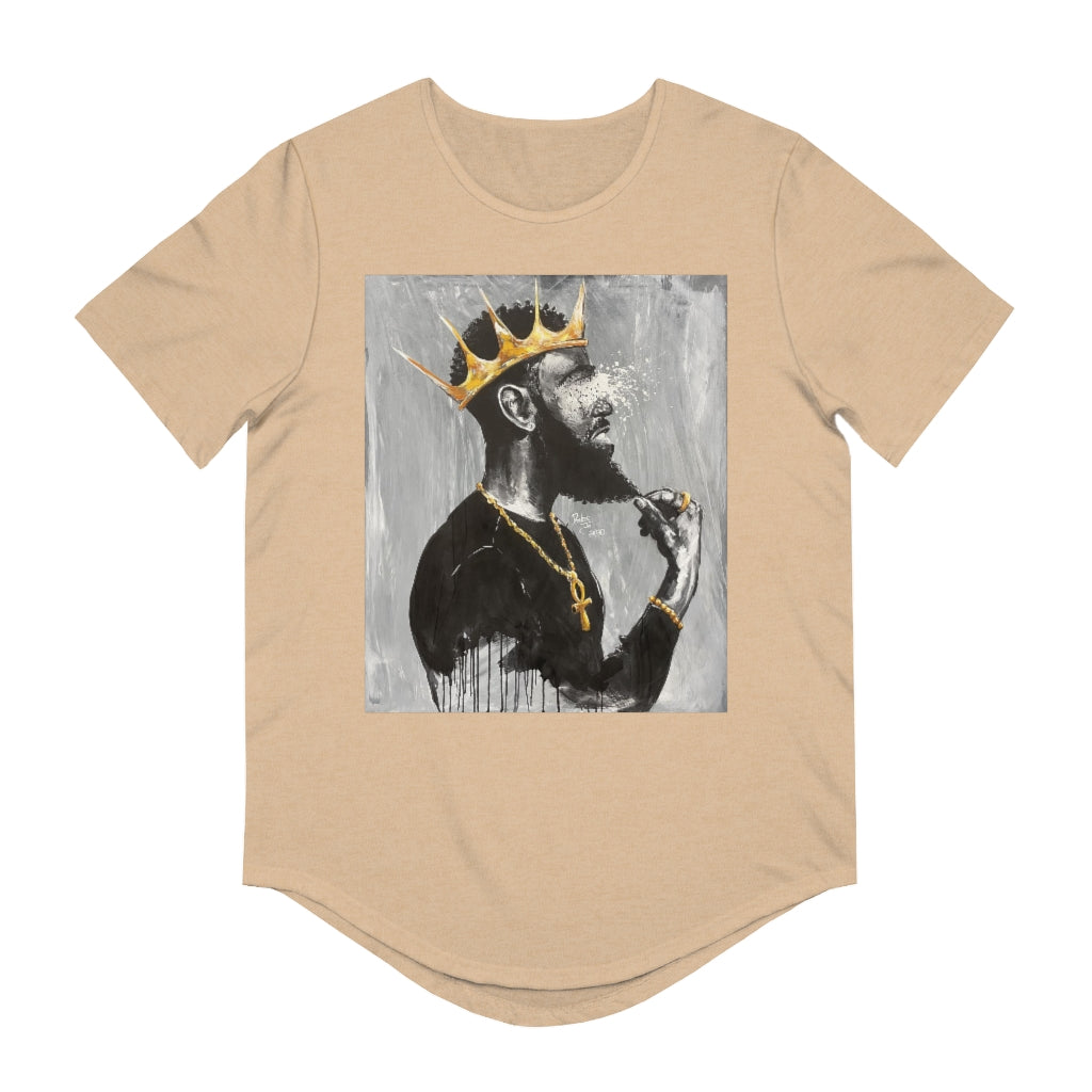 Naturally King VI Men's Jersey Curved Hem Tee