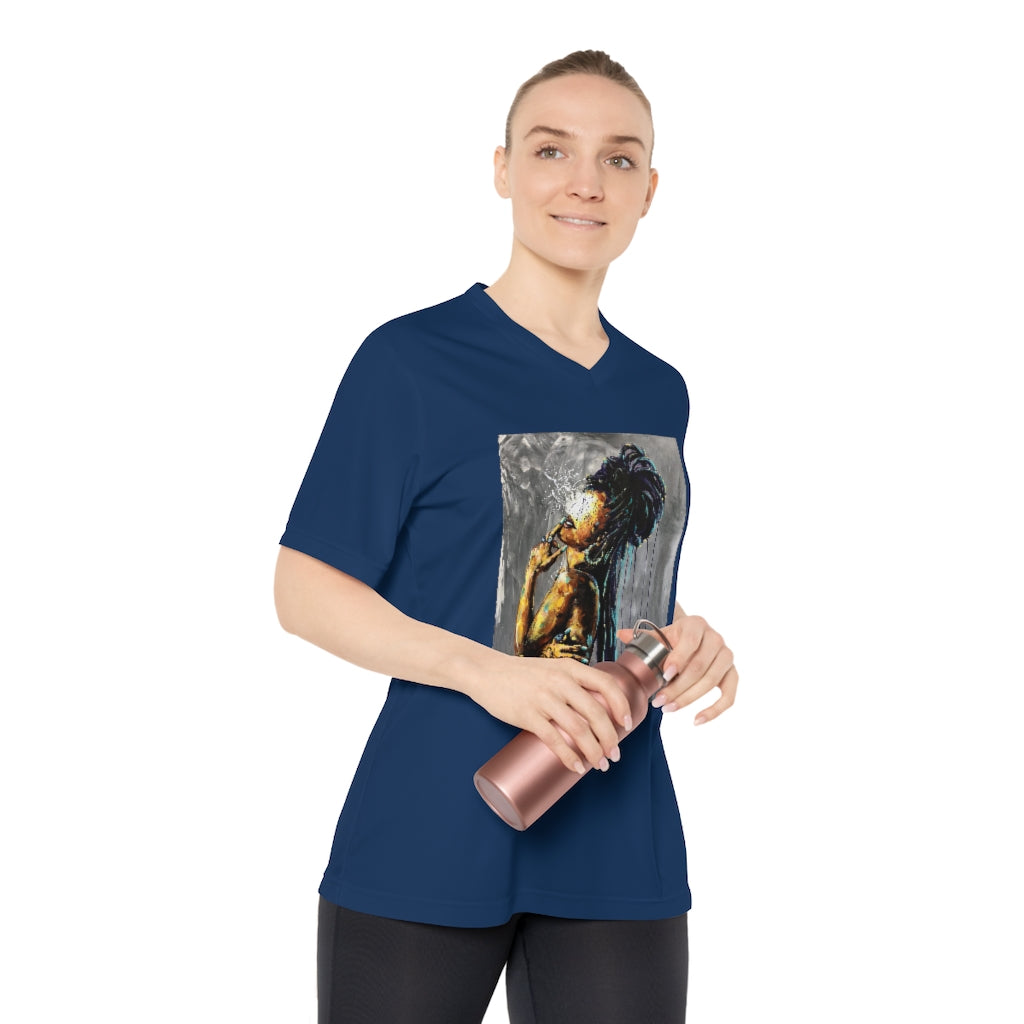 Naturally LVIII Women's Performance V-Neck T-Shirt