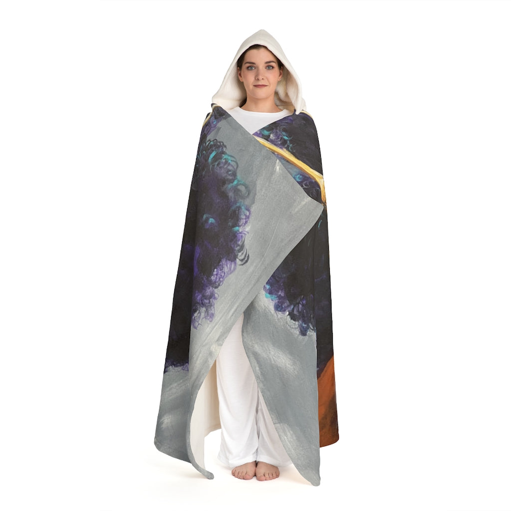 Naturally Queen XVIII Hooded Sherpa Fleece Blanket