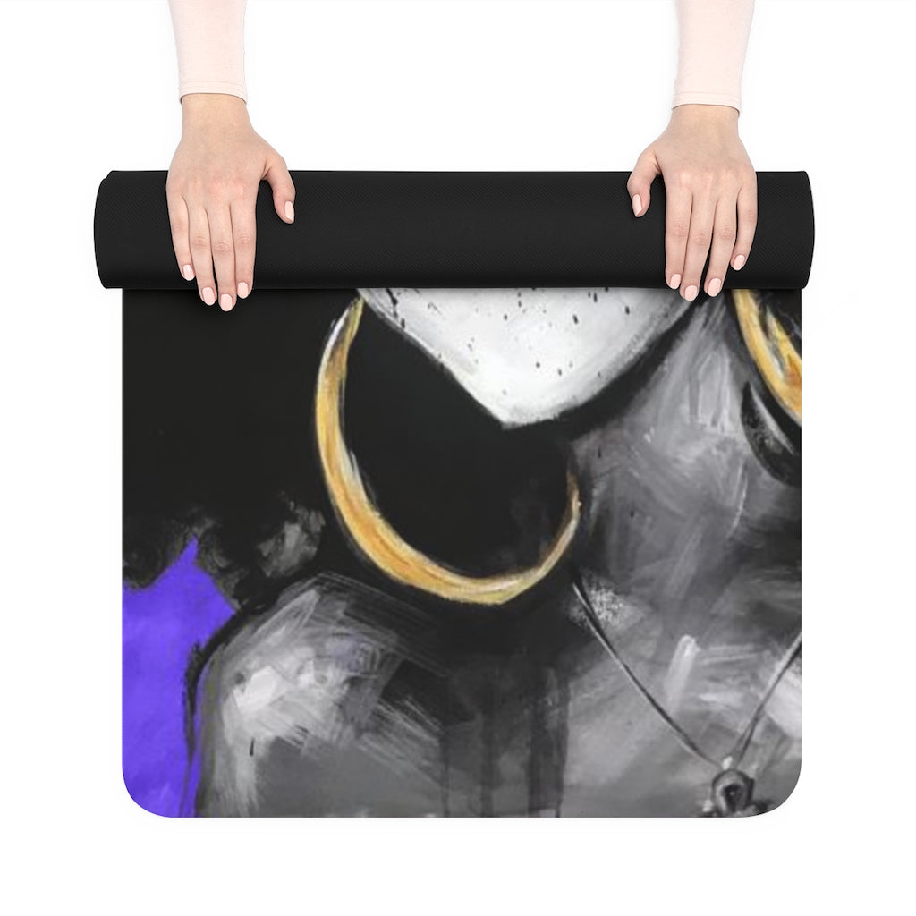 Naturally Queen III PURPLE Rubber Yoga Mat