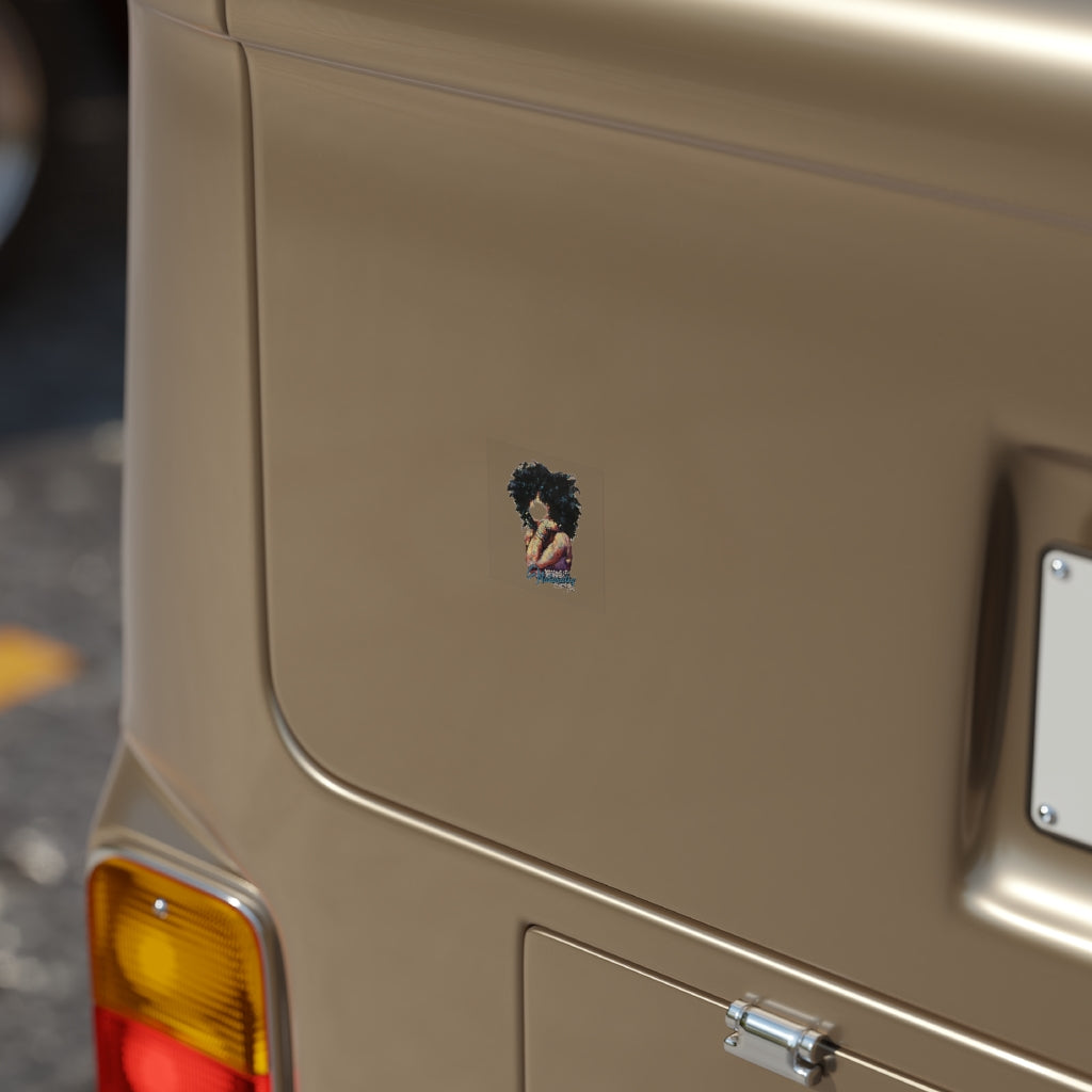 Naturally The Series Transparent Outdoor Stickers, Square