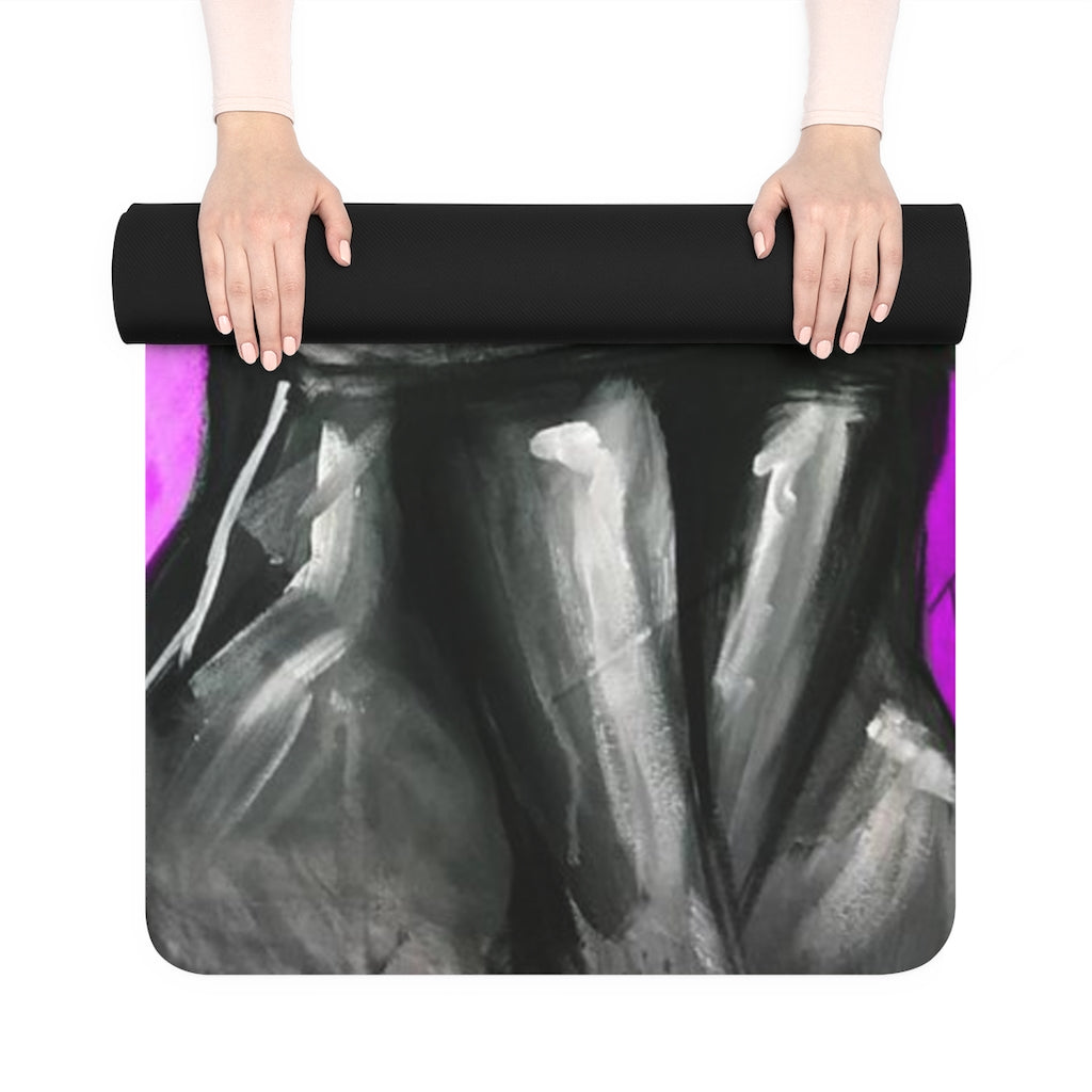 Naturally Queen IX PINK Rubber Yoga Mat