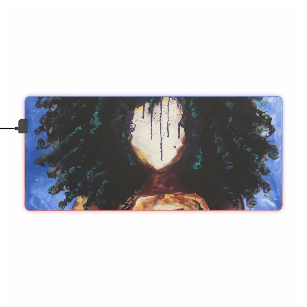 Naturally I BLUE LED Gaming Mouse Pad