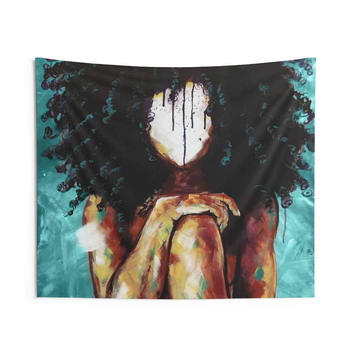 Naturally I TEAL Indoor Wall Tapestries