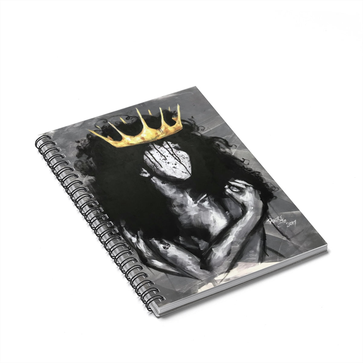Naturally Queen IV Spiral Notebook - Ruled Line