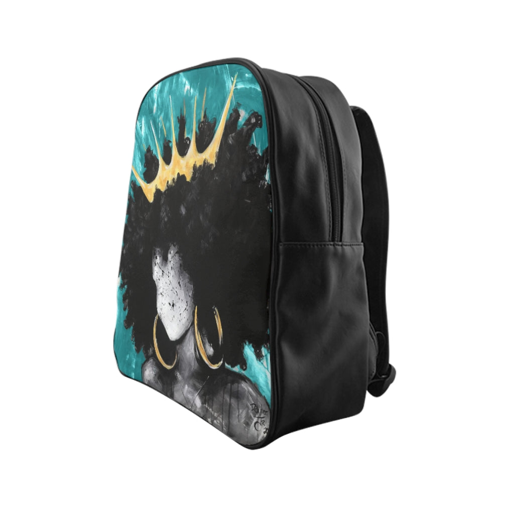 Naturally Queen III TEAL School Backpack