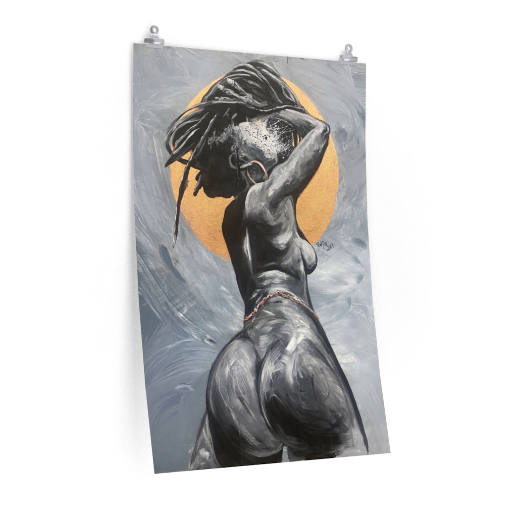 Naturally Nude V Premium Matte vertical posters