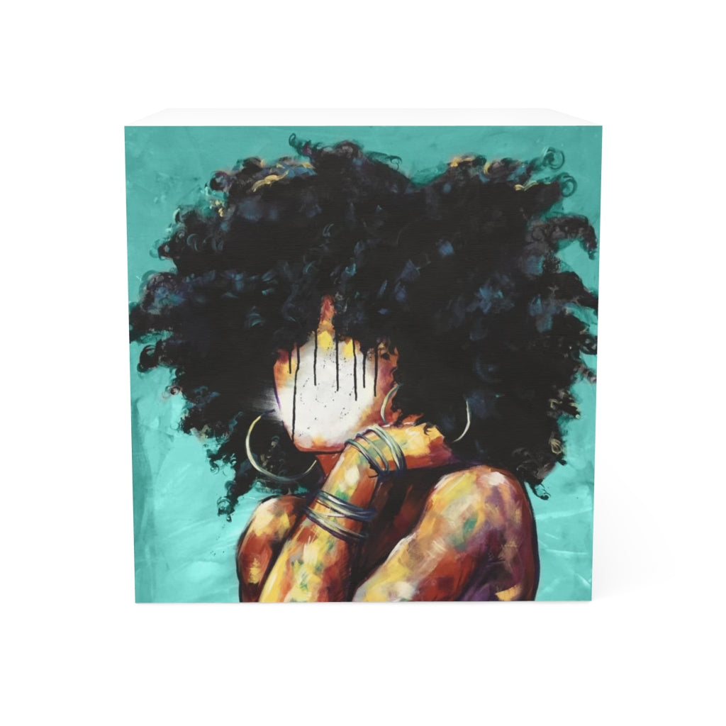 Naturally II TEAL Note Cube