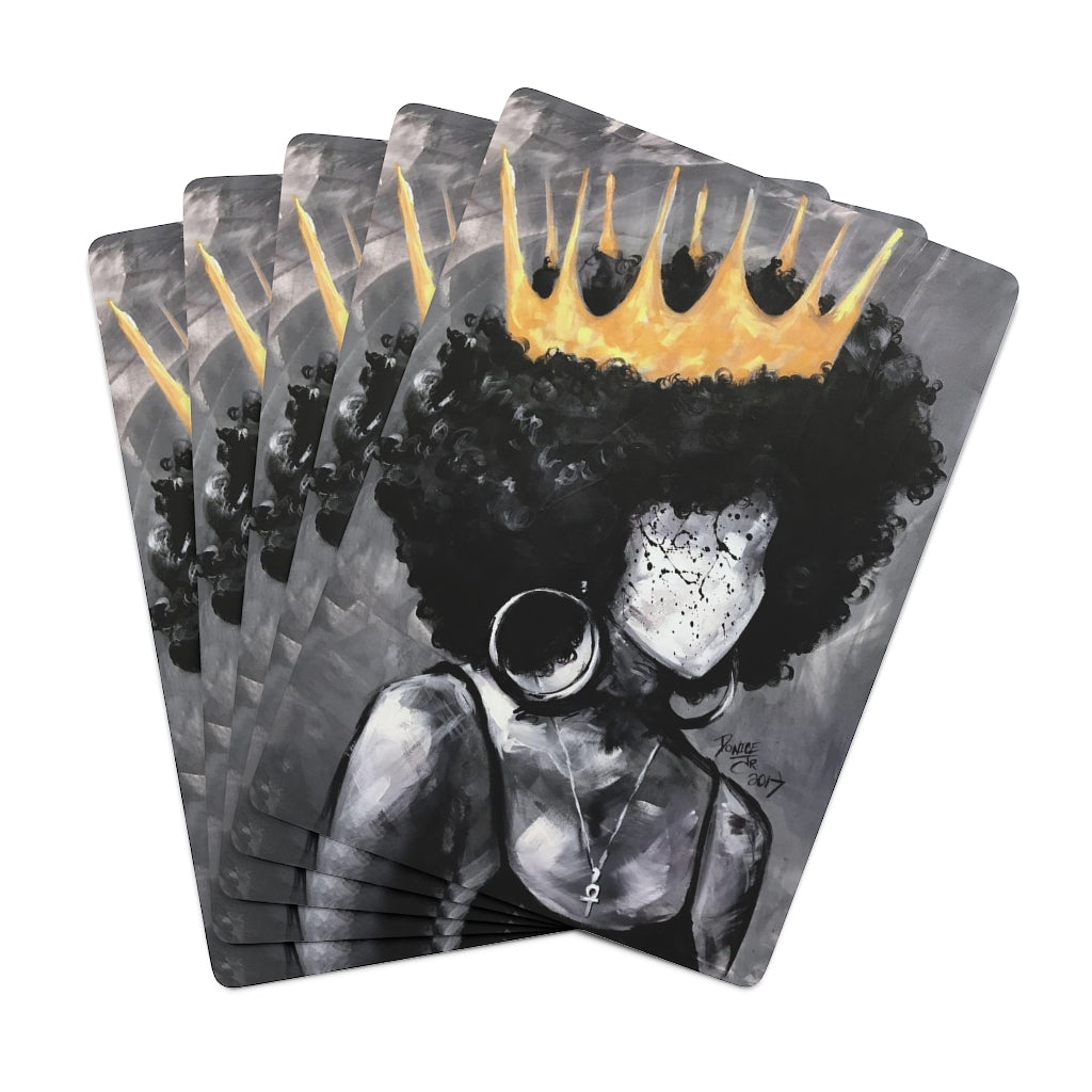 Naturally Queen II Custom Poker Cards