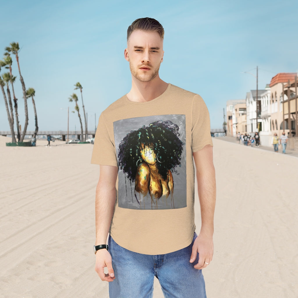 Naturally LXIII Men's Jersey Curved Hem Tee