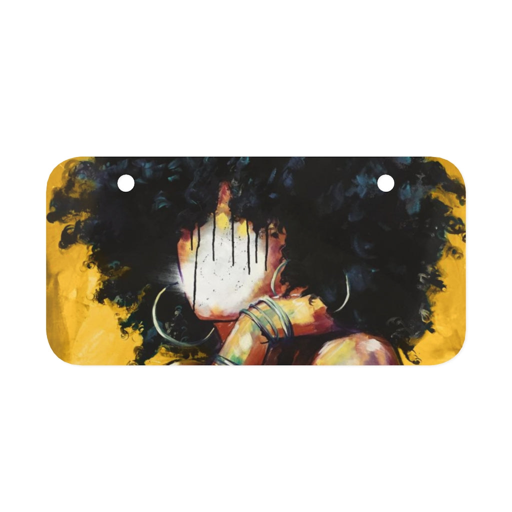 Naturally II GOLD Mini License Plate