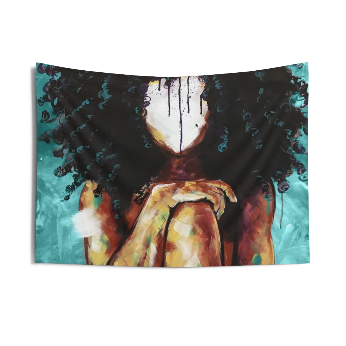 Naturally I TEAL Indoor Wall Tapestries