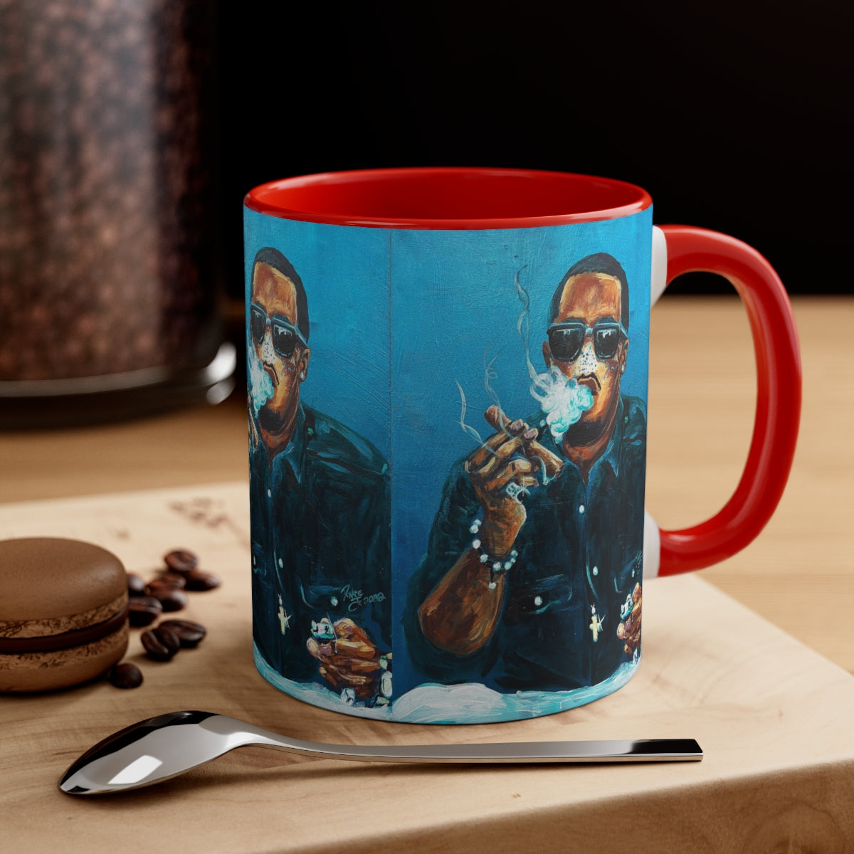 Naturally Dope V Accent Coffee Mug, 11oz