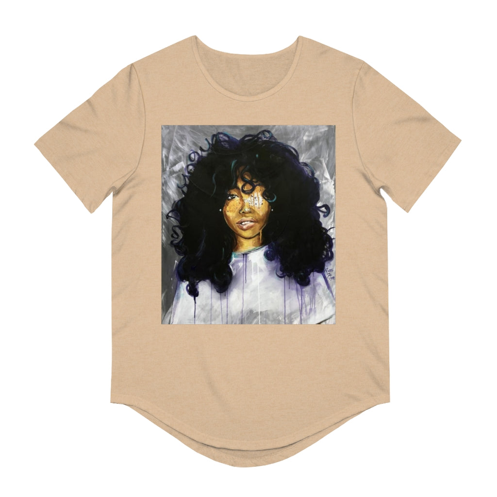 Naturally Sza Men's Jersey Curved Hem Tee