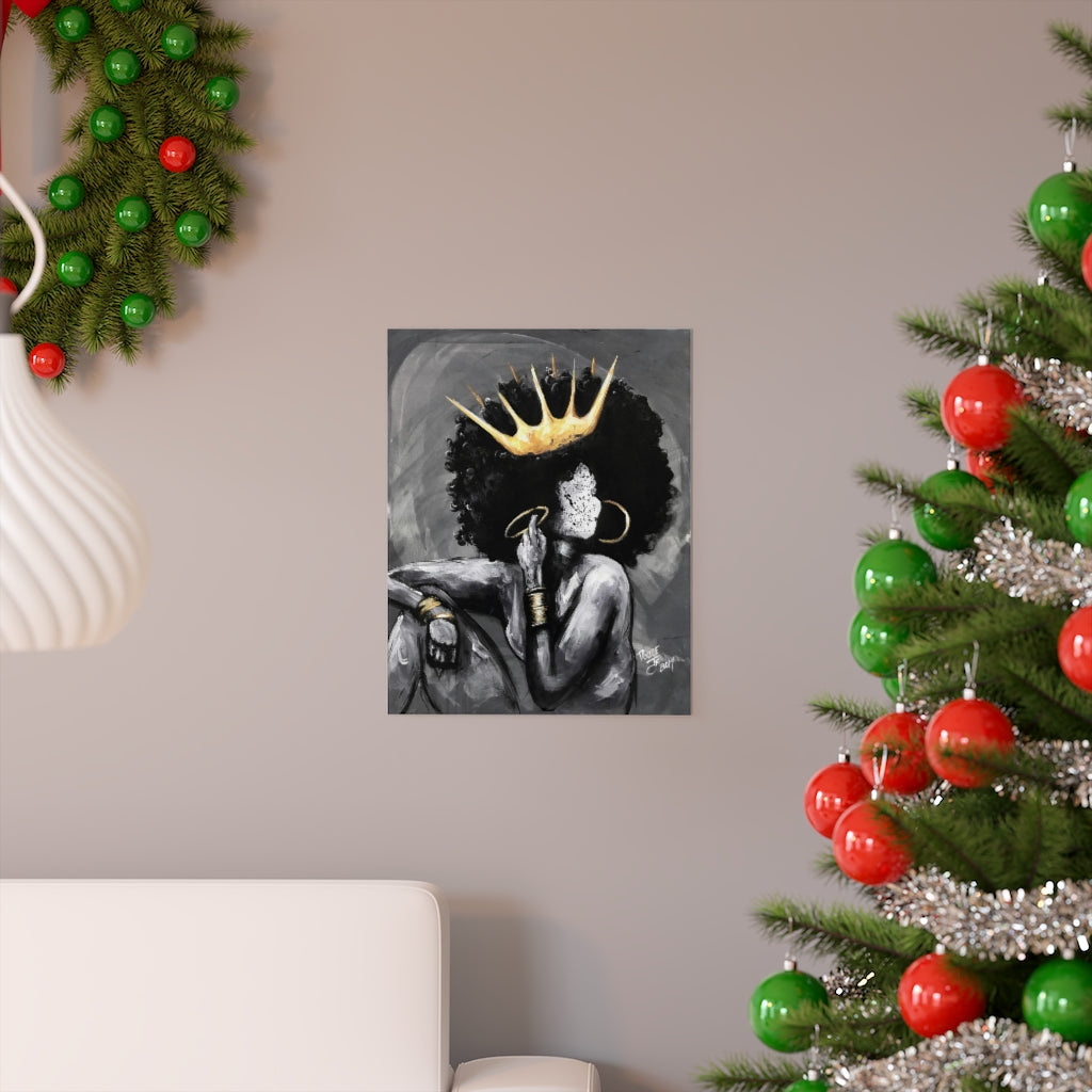 Naturally Queen VI Premium Matte vertical posters