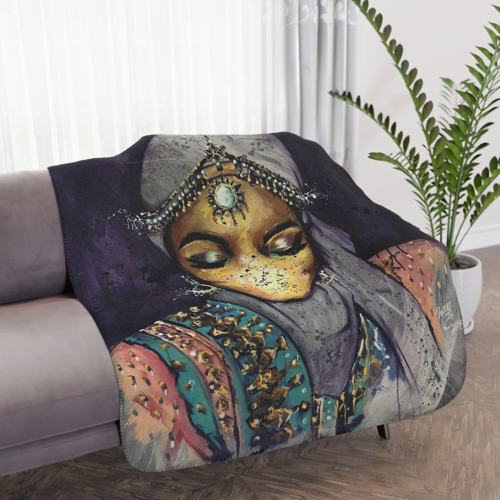 Naturally Juwie Tan Sherpa Blanket