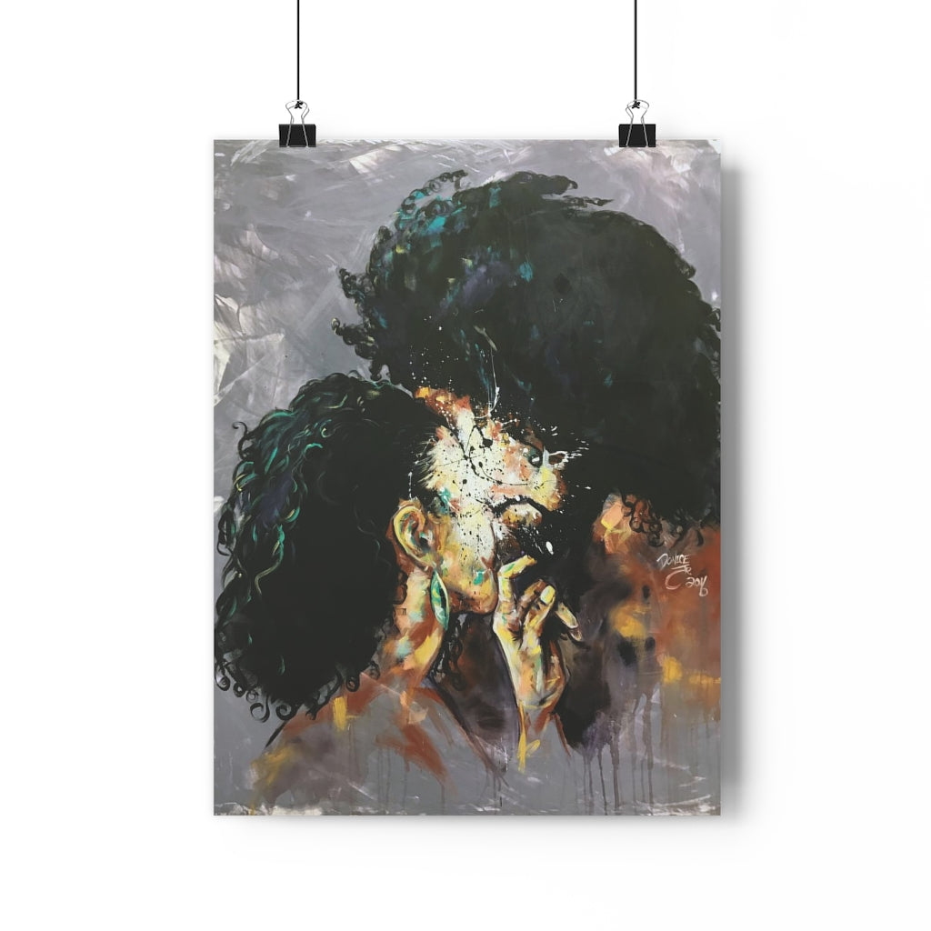 Naturally Black Love I Giclée Art Print