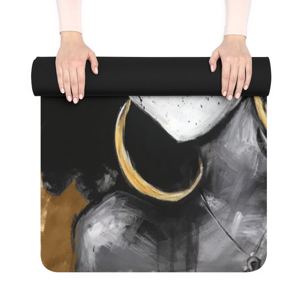 Naturally Queen III GOLD Rubber Yoga Mat