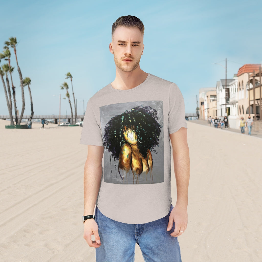 Naturally LXIII Men's Jersey Curved Hem Tee