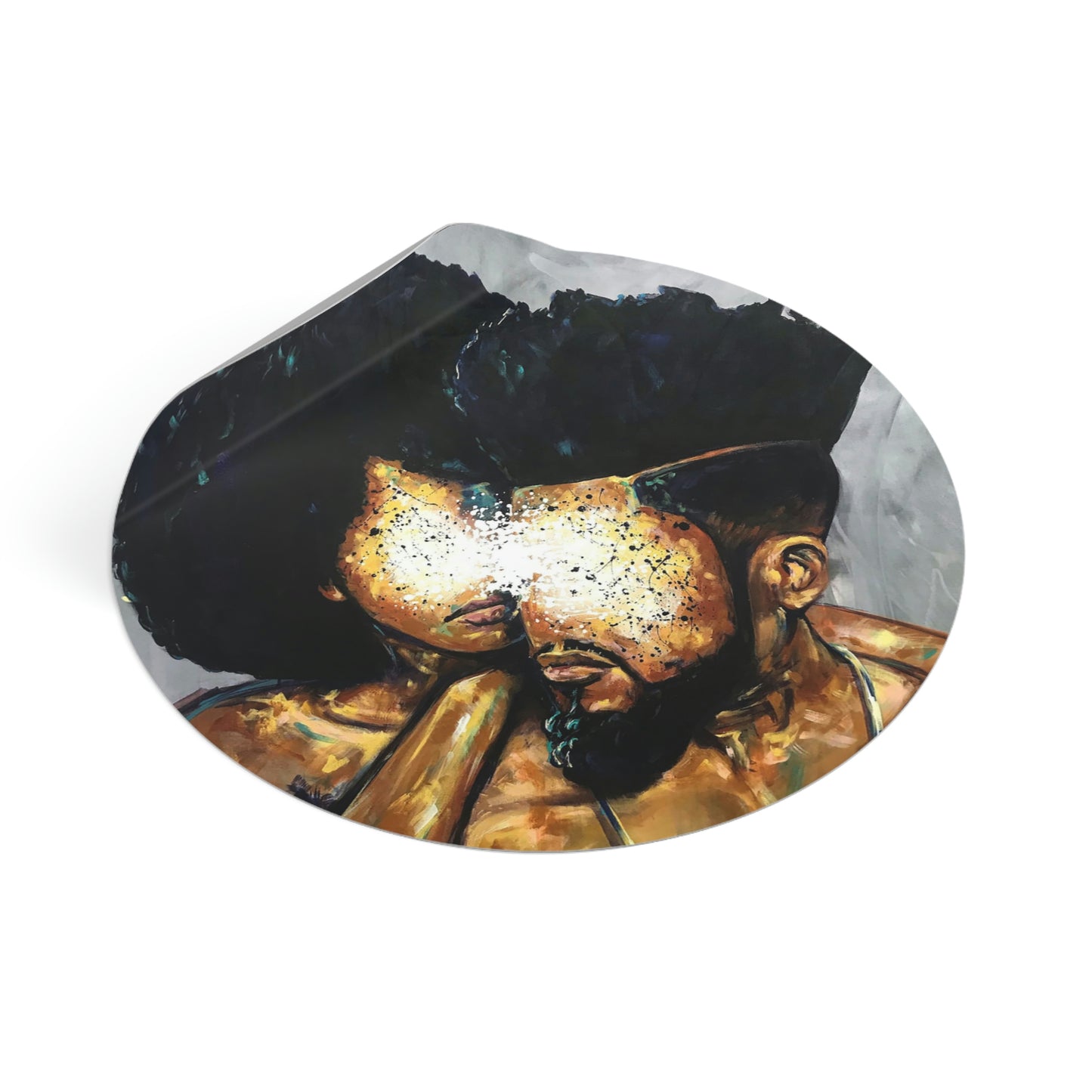 Naturally LIX Round Vinyl Stickers